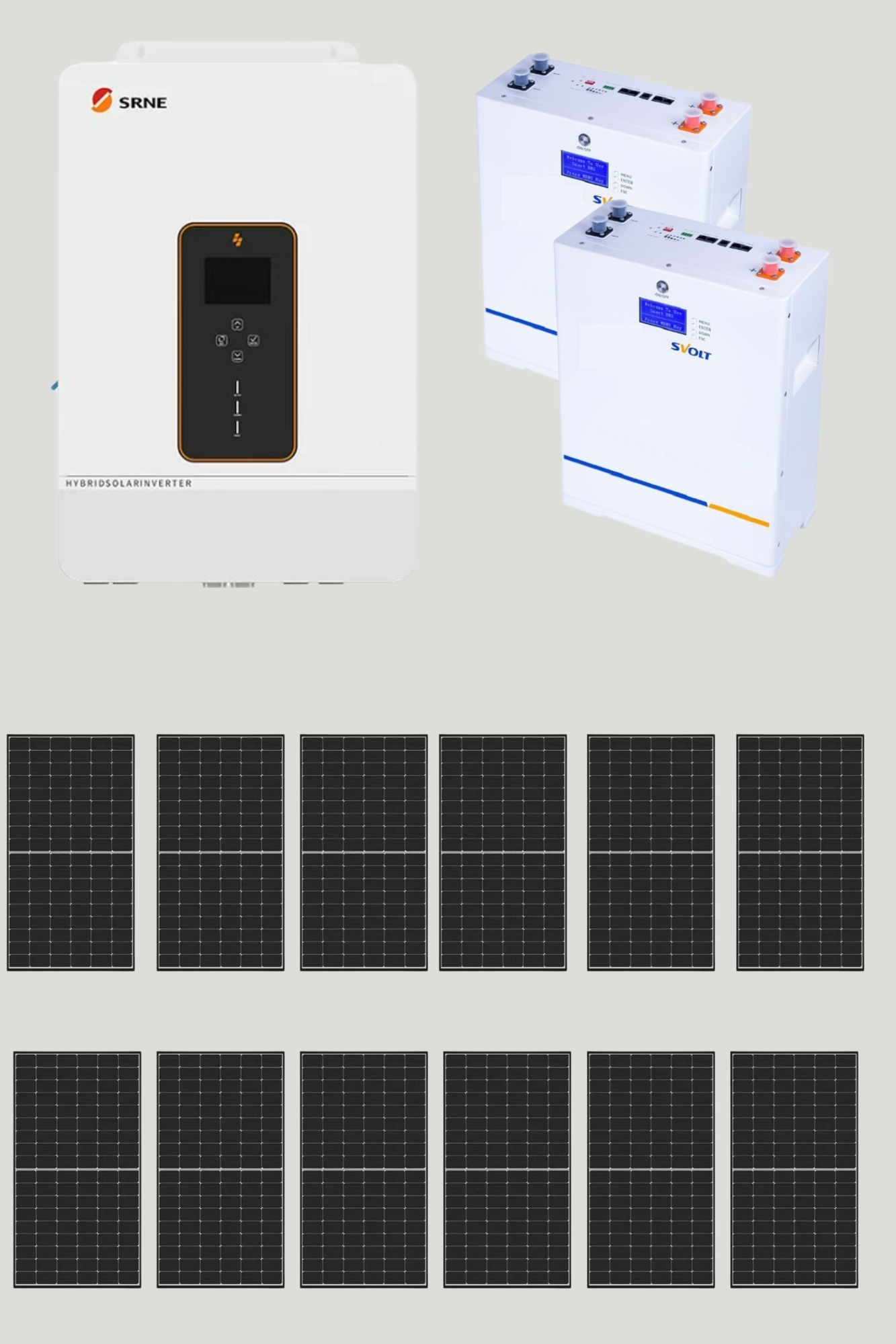 10KVA 10kWh Hybrid Package